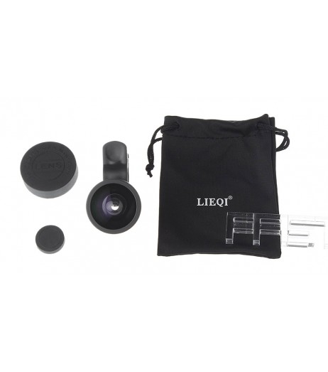 LIEQI LQ-002 Universal Clip-On 0.4X Super Wide Angle Lens