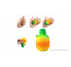 7cm Pineapple Charms Squishy Fruit Phone Bag Keychain Decoration (2-Pack)