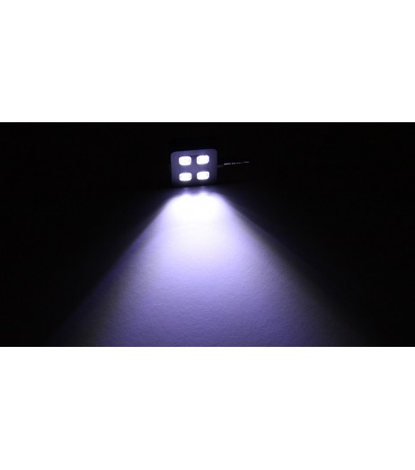 Icanany RK-06 4*LED 120LM 4-Mode 5700K Camera Video Night Fill Light (3.5mm)
