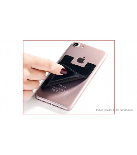 Silicone Stick-on Cell Phone Card Holder (2-Pack)