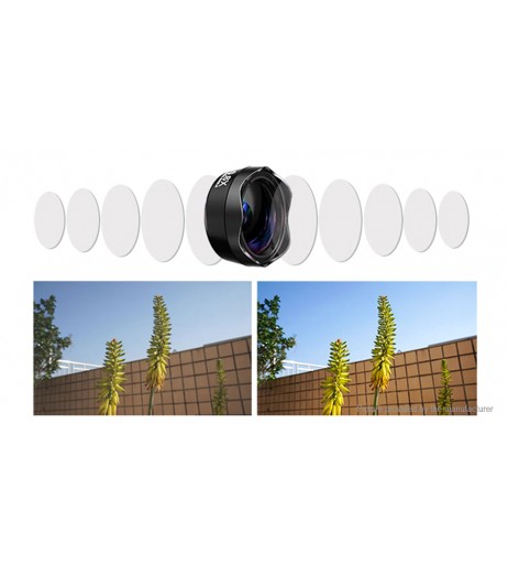 LIEQI LQ-185S 5-in-1 Cell Phone Clip-on Camera Lens Combo