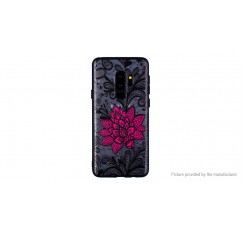 TPU + PC Embossed Protective Back Case Cover for Samsung Galaxy S9+