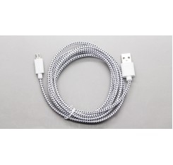 Micro-USB Male to USB Male Braided Data Sync / Charging Cable