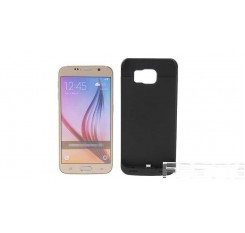 "4200mAh" Rechargeable External Battery Back Case for Samsung Galaxy S6